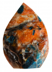 CALCITE - ORANGE with APATITE